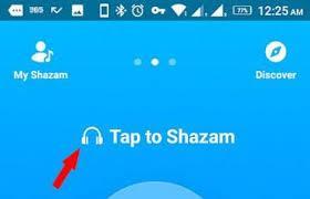 تطبيق Shazam بأندرويد