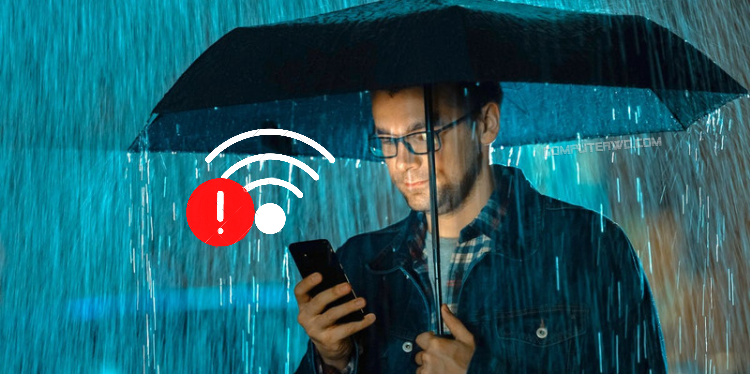 هل يؤثر الطقس على اتصالك بالإنترنت ؟